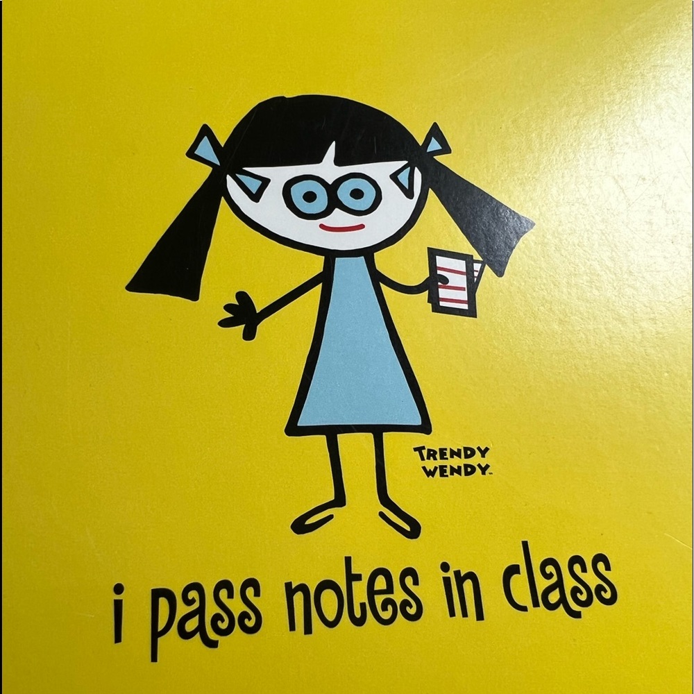 2006 spiral paper stupid factory Classroom humor sassy school Mead NEW NOTEBOOK